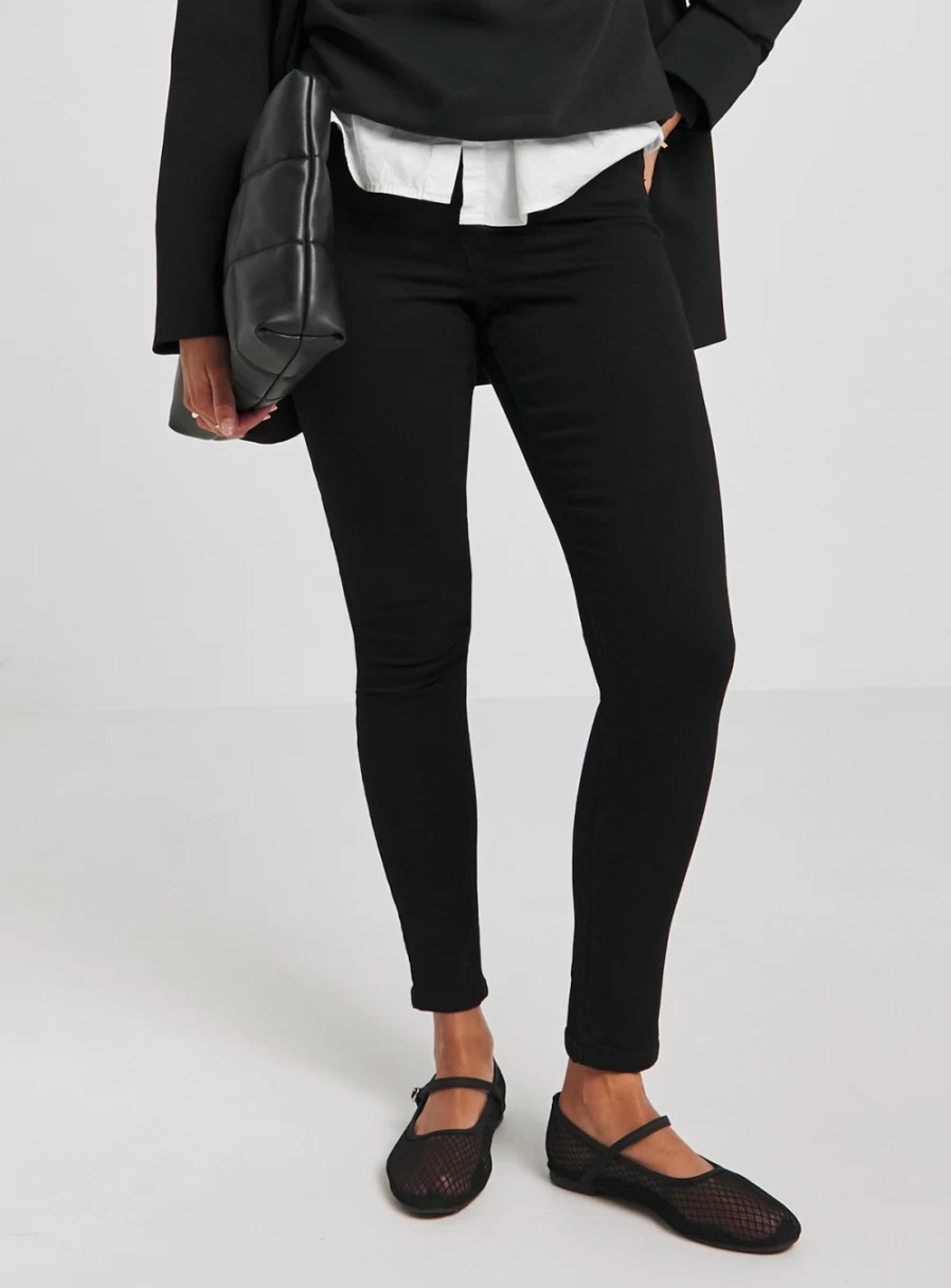 Simply Be Women's 24/7 Black Skinny Jeans - Size 20 Stretch Denim Trousers
