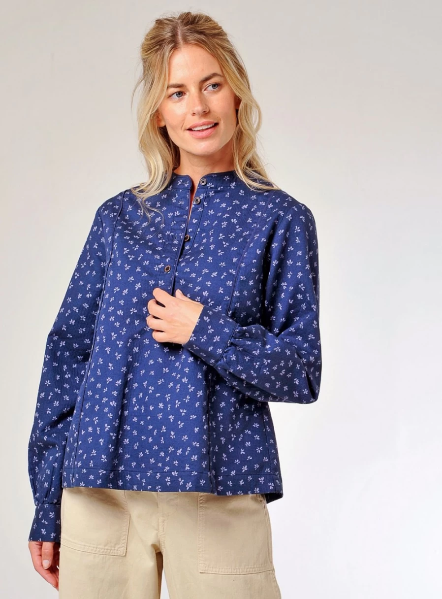 Burgs Abbey Floral Printed Blouse for Women - Stylish Casual Top