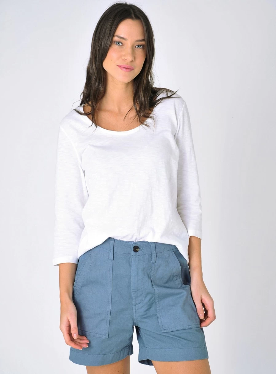 Burgs Women's Truscott 3/4 Sleeve Blouse - Stylish Casual Top for Everyday Wear