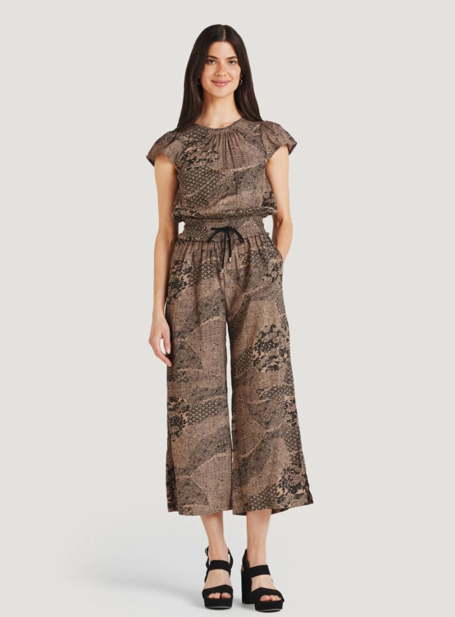 Thought Women's Carmen Lenzing Ecovero Sustainable Crepe Jumpsuit - Size 12