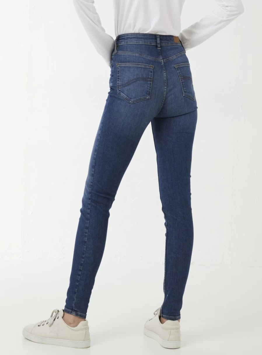 FatFace Women's Harlow High Waist Skinny Jeans - Size 22 Slim Fit Stretch Denim Pants