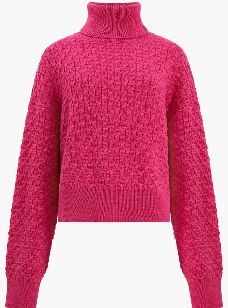 French Connection Women's Jini Cable Knit Jumper Sweater