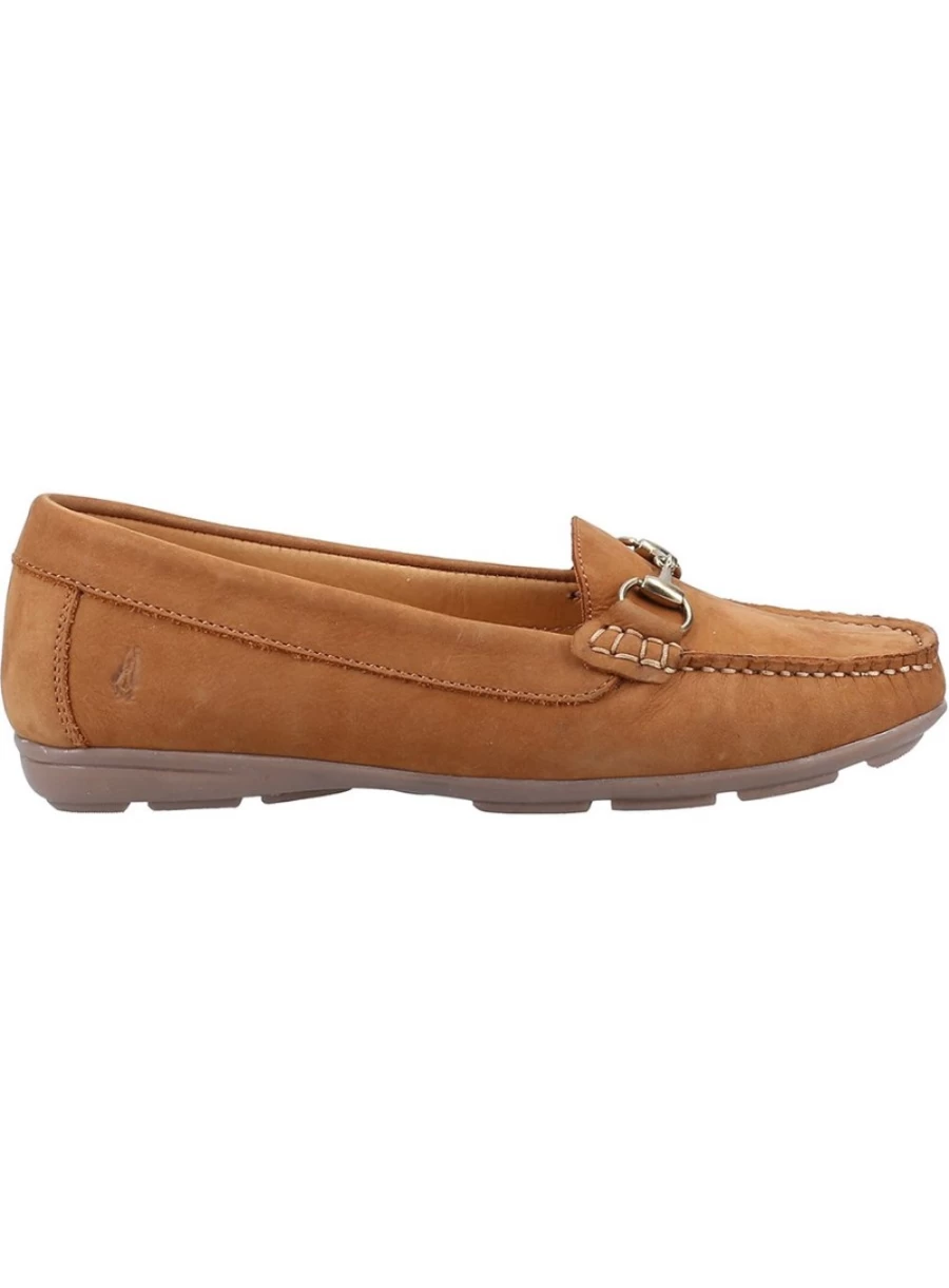 Hush Puppies Women's Molly Leather Snaffle Loafers Comfortable Slip-On Shoes Size 6