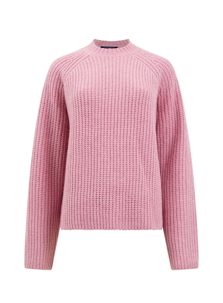French Connection Women's Jika Crew Neck Sweater - Soft Knit Pullover Jumper Size M
