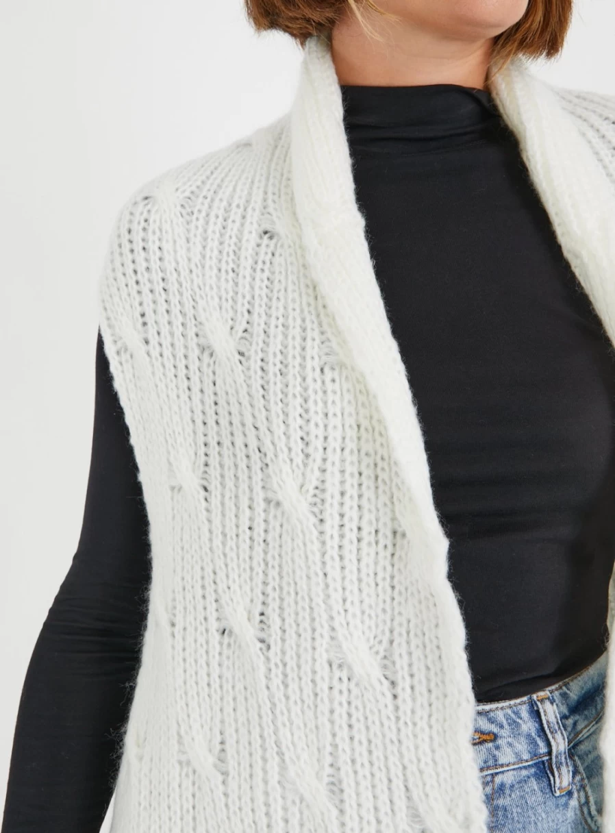 Tu Women's 2 In 1 Cream Cape Scarf & Shawl Wrap - One Size Fashion Accessory