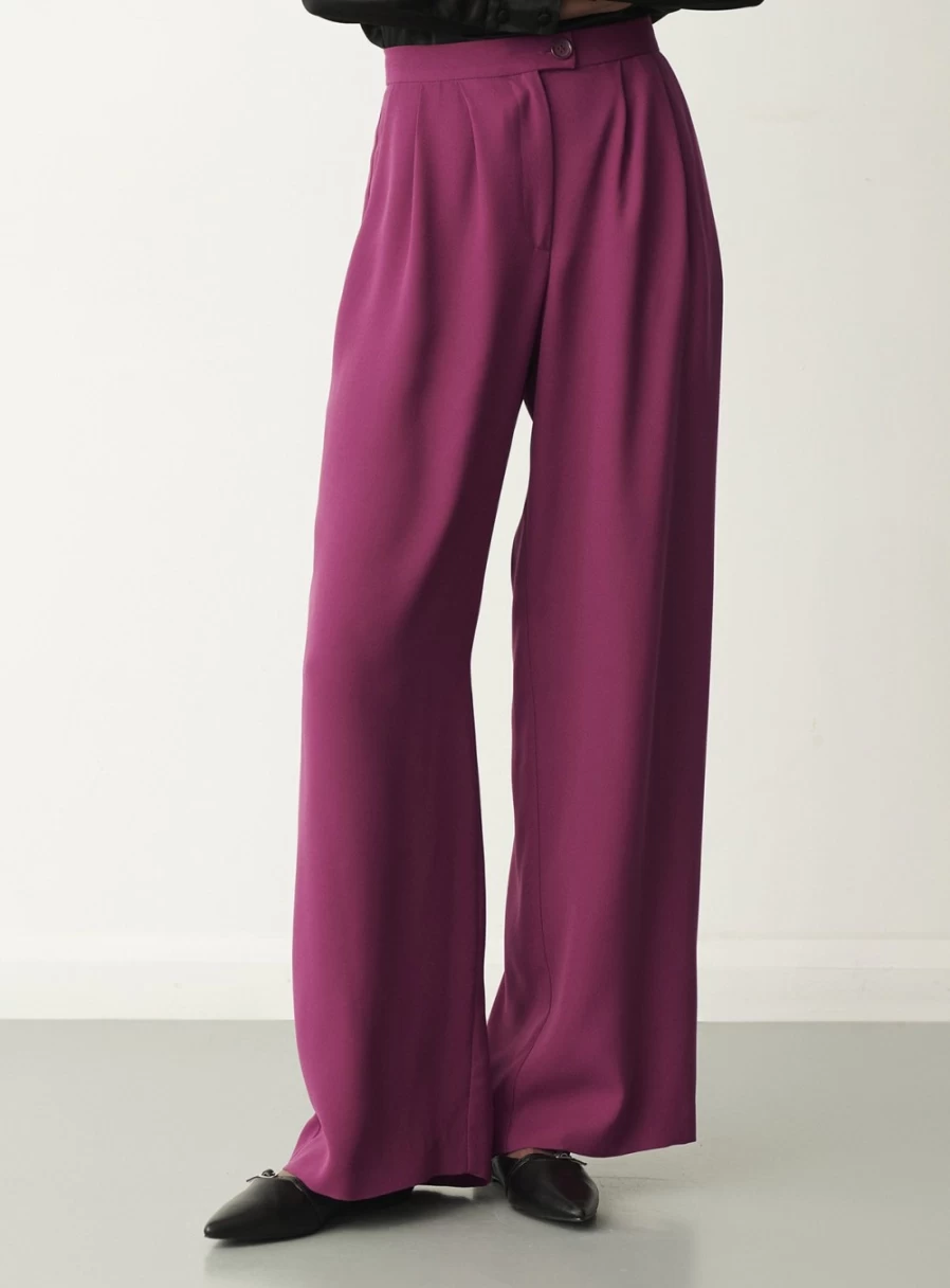 Finery Women's Jeanne High-Waisted Trouser Pants - Size 16 Classic Fit