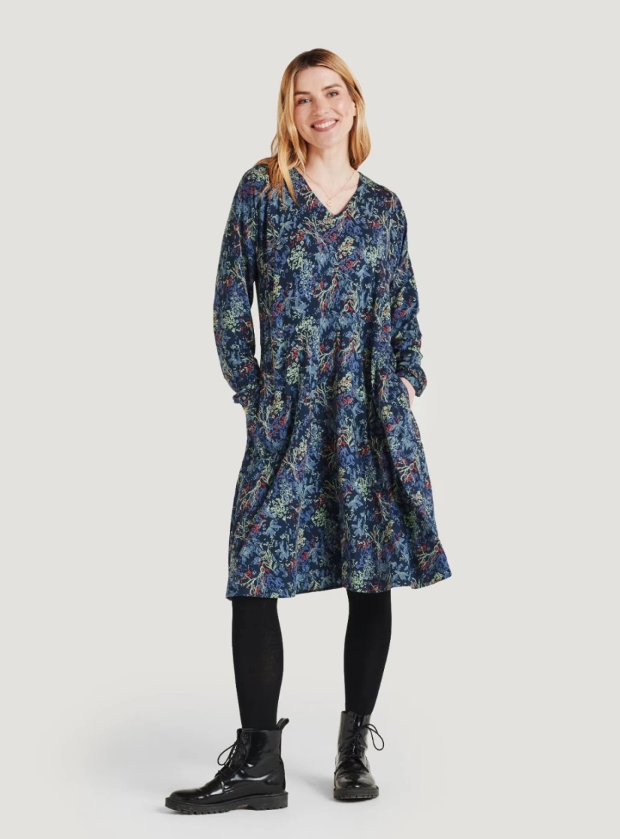 Thought Women's Cassia Tencel Printed Shirt Dress - Sustainable Boho Style Size 6