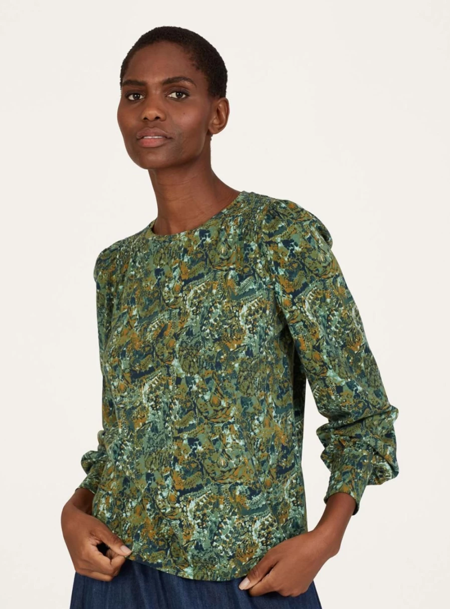 Thought Women's Erin Organic Cotton Jersey Top - Sustainable Casual Wear