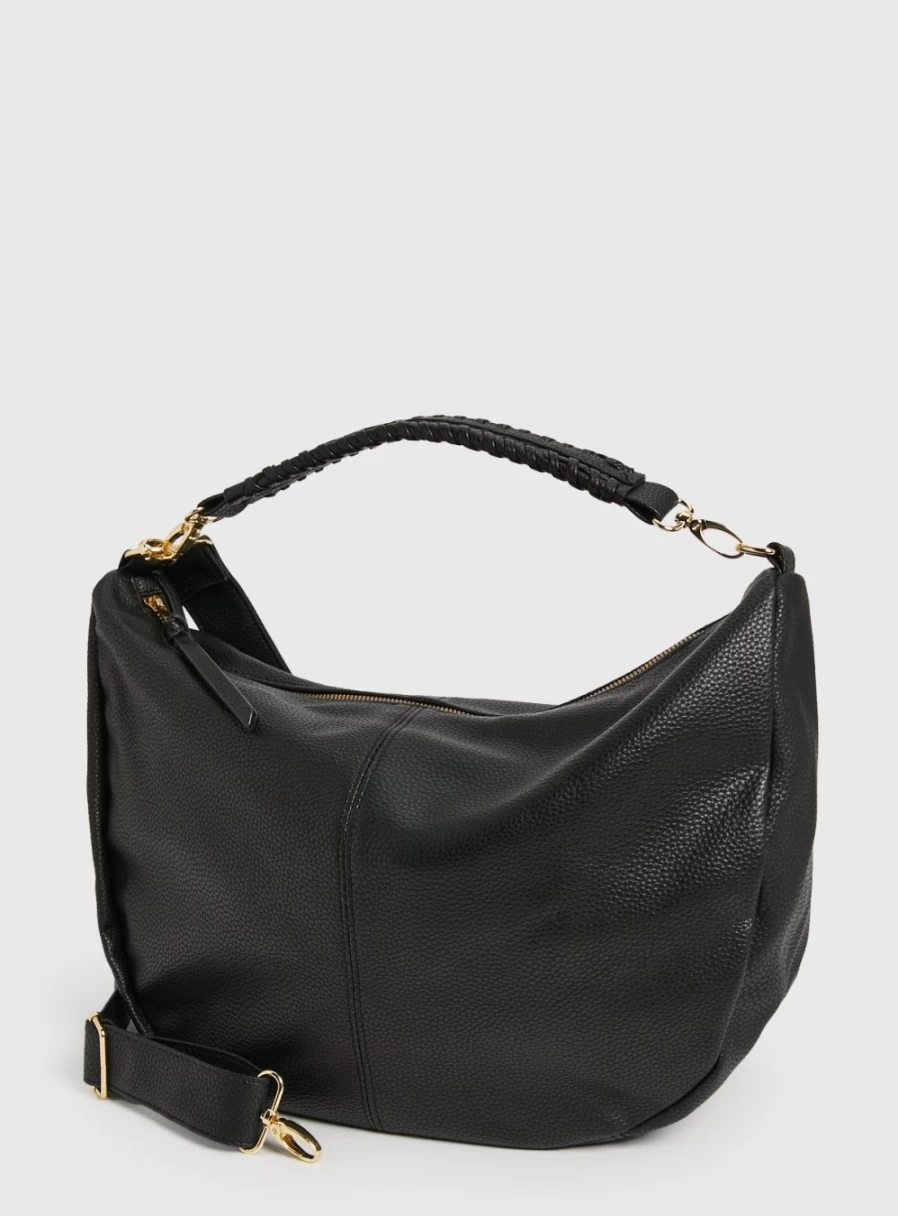 Tu Women's Tan Faux Leather Slouch Handbag - Stylish One-Size Shoulder Bag