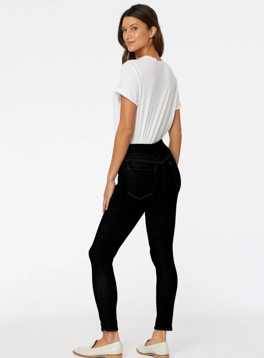 NYDJ Women's Pull On Skinny Ankle Jeans - Comfort Stretch Denim for Everyday Wear